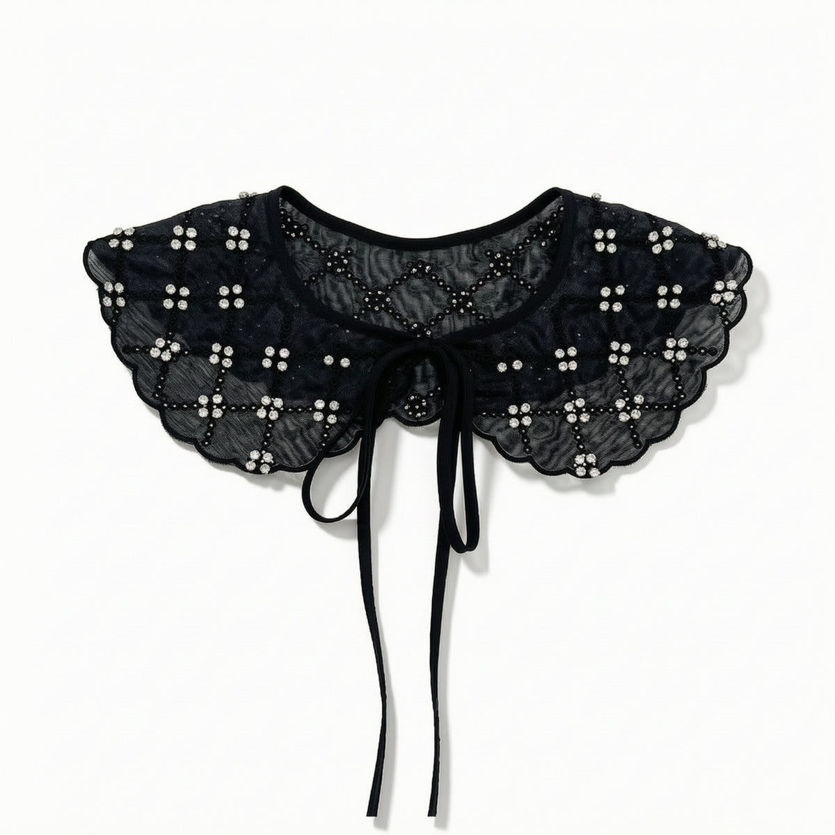 Shoulder Cape Elegant Lace Collar Shawl Vintage Accessory Soft for Women, Photo Shoots, Costumes