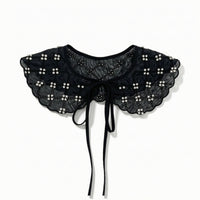 Shoulder Cape Elegant Lace Collar Shawl Vintage Accessory Soft for Women, Photo Shoots, Costumes