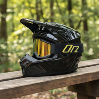 Motocross Helmet Ventilated off-Road Helmet Quick Release Removable and Washable for Riders, Karting