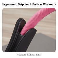 Double Padded Grips Pilates Loop Core Strength Training Mind-Body Versatile Circle Comfortable Foam Pads for Beginners, Adults, Home Gym