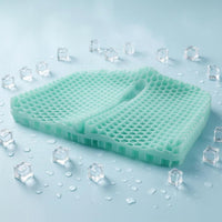 Honeycomb Gel Seat Cushion Soft Honeycomb Seat Cushion Sitting Aid Light Green High Elasticity