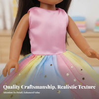 14 Inch Doll Clothes Imaginative Play Doll Pajama Set Great Gift Toy Accessory for Girls, Kids, funny time,