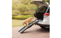 Dog Car Ramp Sturdy Dog Ramp with Side Rails Lightweight Dogs, SUV