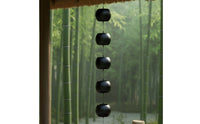 Creates Soothing Water Sounds Japanese Design Rain Chain Weather Resistant Decorative Rain Chain Heavy-Duty Flower Cup Downspout Tool-Effortless Installation for Courtyard, Garden, Temple, Patio