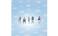 5 Pieces 1/64 Scale Climbing Figures 3D Printed Rock Climbing People Models Full Color Miniature Hiker Figurines for Sand Table, Desktop Decoration