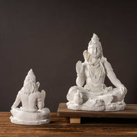 Shiva Figurine Meditating Shiva Statue with Spiritual Hindu Idol for Stretching Practice Practitioners