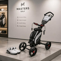 Aluminum Alloy 4 Wheel Golf Push Pushcart Black Four-Wheel Golf Trolley Lightweight Outdoor Gear