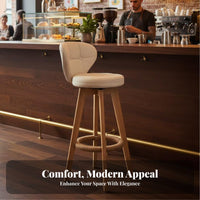 Modern Minimalist Design Upholstered Wooden Frame Chair Italian-Inspired design Upholstered Side Chair Light Luxury Feel Dining Seating Soft Padded Seat for Homeowners, Interior Decorators, Restaurant Owners, Kitchen, Living Room, Cafe