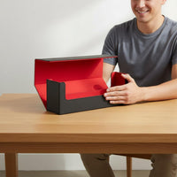 Large Capacity Deck Box Sturdy Construction Trading Card Storage Box Collectible Card Game Card Storage Case Snap Closure