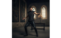 Historical Performance Vest Floral Pattern Historical Doublet Vest Sleeveless Pirate Waistcoat for Men, Theater, Party