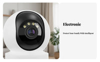 Home Observation Device Full Color Indoor Camera Pan Tilt Magnify for Homeowners, Pet Owners, Infant Room, Office, Garage