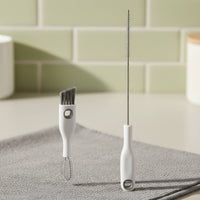2 Pieces 2-in-1 Bottle Brush Set Multi-Functional Bottle Cleaning Brush Set Multifunctional Cup Lid and Straw Cleaner