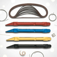 Fret Sanding Pen 4 tones Collection Guitar Fret Dressing Kit Non-Slip Handle