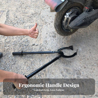 Heavy Duty Construction Motorcycle Tire Pliers High Leverage Design Electric Scooter Tire Separator Portable for DIY Mechanics