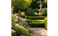 Bird Feeder with Stake Flower Bird Feeder Stable for Lawn