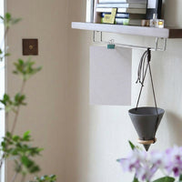 Plant Pots for Indoor Plants with a Hanging Basket Design, Triangle Cone Wall Planter for Home Office, Handmade Hanger with Drainage Hole, 1 Pack