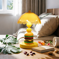 Hamburger Lamp Whimsical Veilleuse De Bureau Warm for Bedroom