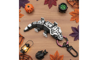 Articulated Gecko Keychain 3D Printed Keyring with Articulated Gecko Backpack Charm Poseable Reptile Figure Flexible