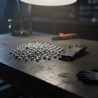 250 Pieces Metal Screw Cap with Flange Watertight Hardware Long-Lasting