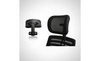 Adjustable Headrest with Clamp Ergonomic Chair Headrest Attachment Neck Support Attachment No-Drill Head Support Cushion Mesh