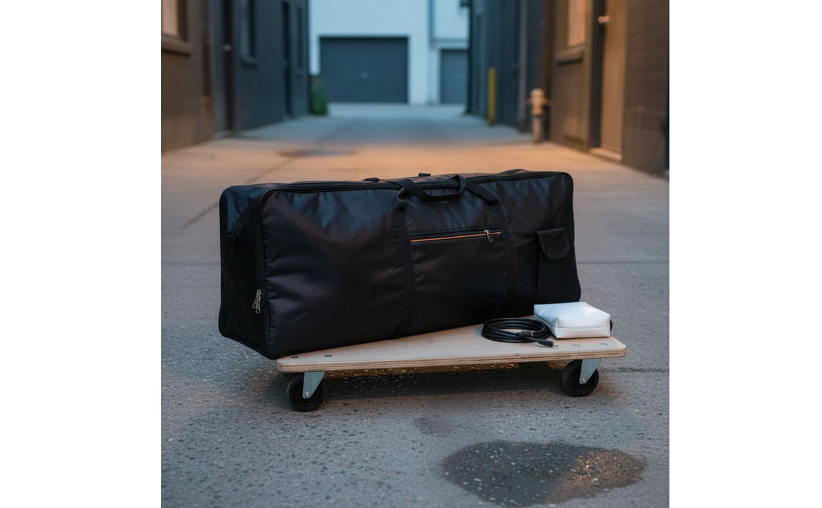 61 Key Piano Gig Bag Wear-Resistant 61 Key Keyboard Case Multiple Pockets Padded Electronic Piano Bag for Artists, Artists, Storage