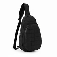 Adjustable Strap Crossbody Racket Backpack Multi-Pocket Quilted Tennis Sling Bag Large Capacity for Women, Travel, Gym