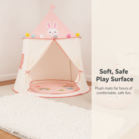 Kids' Play Tent Indoor Princess Castle Foldable Game House Toy Gift