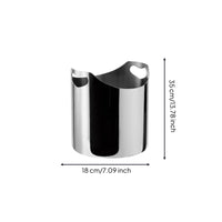 Barware Ice Container Tabletop Metal Ice Container Stylish for Bartenders