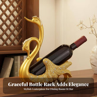 Fortunate Koi Statue Housewarming Gift Chinese Design Decorative Figurine Golden Graceful Waterfowl Beverage Holder Luxury