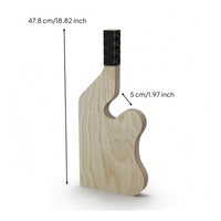 Anti-Slip Barbell Plate Changer with Rubber Handle Handheld Wooden Barbell Jack Easier Lever Premium for Weightlifters