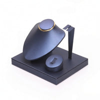 Necklace Bust with Band Holder Tabletop Necklace Display Bust Jewelry Display Stand Soft Organizer Minimalist for Jewelers