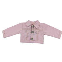 Miniature Doll Denim Jacket Long-Sleeve Doll Jacket Casual Clothing Stylish for Dollhouse Display