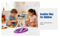 Tiles, Colorful Pane Building Blocks, Educational Construction Toy for Kids, DIY Creative Play, Gift for Boys and Girls