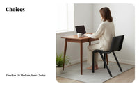 Armless Side Chair Nordic Design Aesthetic Molded Plywood Chair Bentwood Construction Ergonomic Backrest for Adults, Kitchen