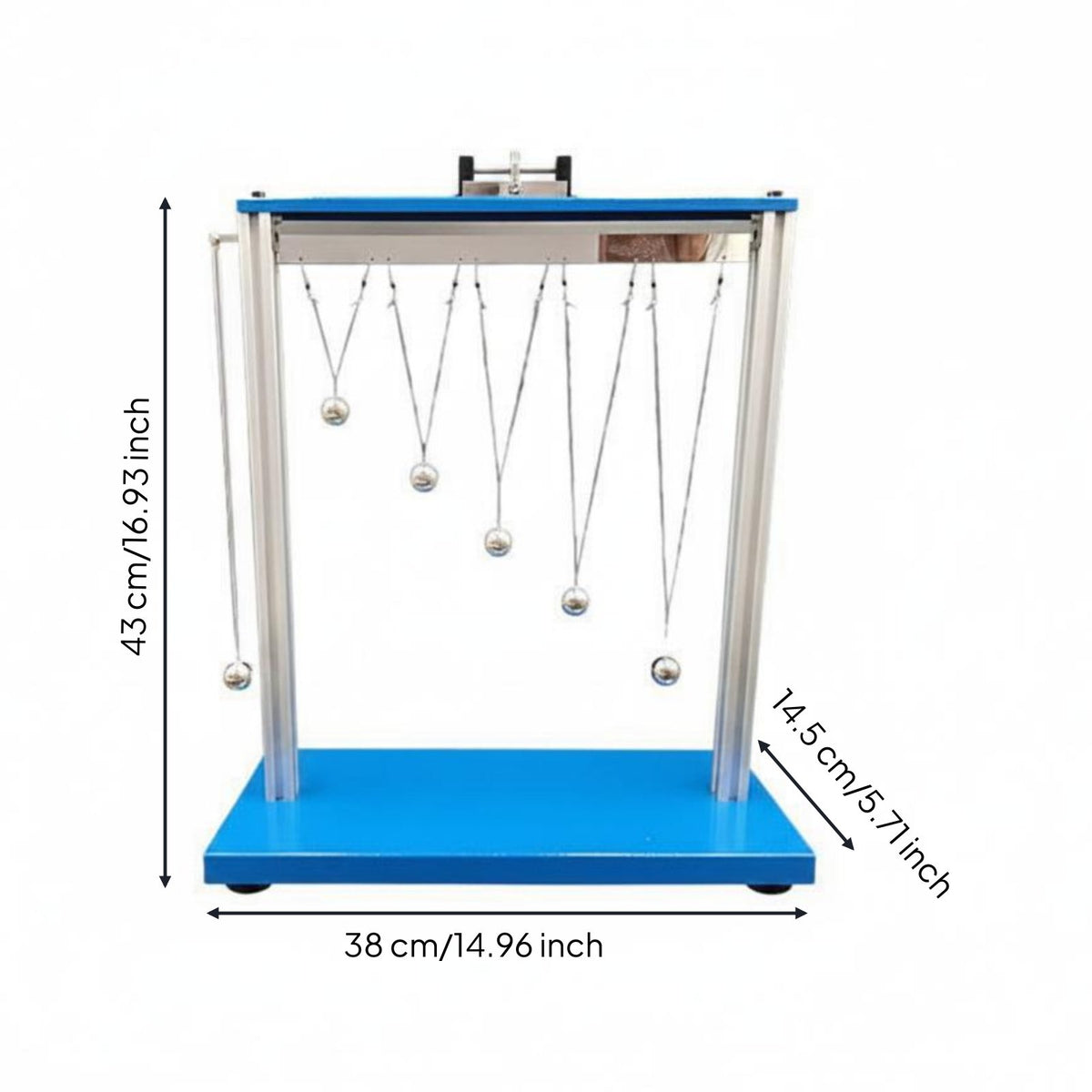 Pendulum Resonance Model Clear Demonstration Resonance Demonstrator Material Science Equipment for Teachers, Students, Classroom