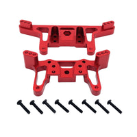 1/12 RC Aluminum shock mount Bracket Anodized Finish Aluminum Shock Mount Set Wear-Resistant RC Car Part for Rough Terrain