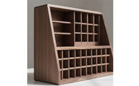 Wooden Lipsticks Holder Multifunctional Desktop Organizer with Compartments Versatile Makeup Holder for Vanity, Dorm Room