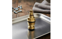 Brass Valve Core Easy Installation Slow Opening Tap Cartridge Anti-Leak Seal Faucet Screw Stem Valve for Bathroom, Kitchen