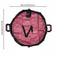 Portable Waterproof Changing Mat Bag Wet Clothes Storage Water Sports Changing Mat Bag 2-in-1 Foldable for Surfing, Diving, Swimming