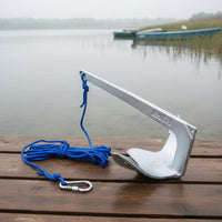 Stainless Steel Bruce Anchor Quick Connect Hook Kayak Anchor Marine Equipment Compact for Dinghy, Yacht