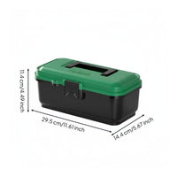 Portable Sturdy Hardware Organizer Secure Latch Multi-Function Storage Box for Technician, Handyman, Car, Workshop