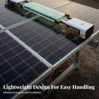 Suspended Photovoltaic Cleaning Machine Heavy-Duty Photovoltaic Module Cleaning Robot Adjustable Angle Head Hanging Photovoltaic Module Cleaner