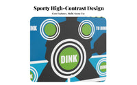 Indoor Outdoor Use Pickleball Training Wallpaper Easy Installation Solo Pickleball Training Sticker Long-Lasting Dink Stroke Practice Aid Portable for Beginners, Athletes, Families, Indoors, Outdoors, Backyard, Garage