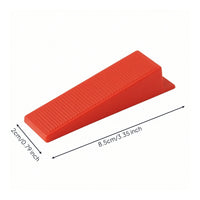 100 Pieces Tile Leveling Wedge Reusable Wedges Sturdy Tiling Tool for Home Improvers