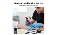 Rechargeable Wireless skin art Pen Kit Portable Cordless skin art Pen Kit Powerful engine skin art Equipment Multiple Operating Modes for Beginners, Home Practice
