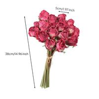 18-Head Floral Arrangement Home Decor Flowers Resistant
