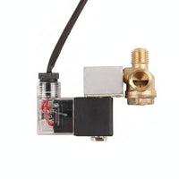 Oil-Non-Oil Compatible Male Threaded Compressor Valve Direct Replacement Air Compressor Solenoid Valve Quiet Operation Easy to Install