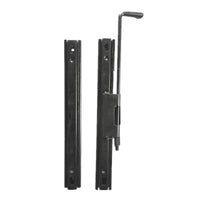 Manual Seat Slide Assembly Heavy-Duty Seat Slider with Lever Universal Hardware Forwards or Backwards for Forklift Operators, Forklifts