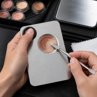 Makeup Foundation Concealer Palette with Finger Ring and Mixing Spatula
