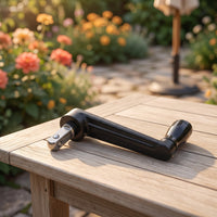 Patio Umbrella Crank Handle Hand Turn Simple Assembly Part to Install